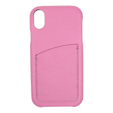 Case Iphone XS Max com Porta Cartão Rosa Orquídea Pronta Entrega