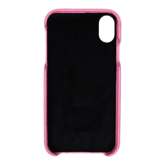 Case Iphone XS Max com Porta Cartão Rosa Orquídea Pronta Entrega