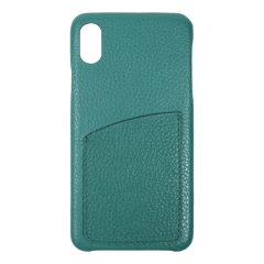 Case iPhone XS Max Com Porta Cartão Esmeralda Pronta Entrega