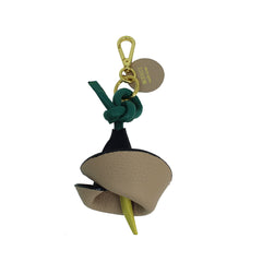 Chaveiro Tulipa em Couro Personalizado