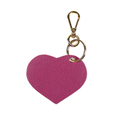 Chaveiro Coração Fúcsia Liso Pronta Entrega
