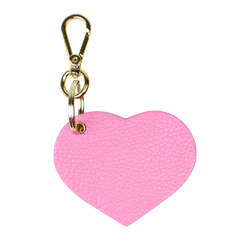 Chaveiro Coração Rosa Orquídea Pronta Entrega