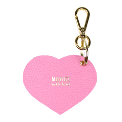 Chaveiro Coração Rosa Orquídea Pronta Entrega