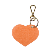 Chaveiro Coração Tangerina Liso Pronta Entrega