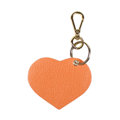 Chaveiro Coração Tangerina Liso Pronta Entrega