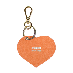Chaveiro Coração Tangerina Liso Pronta Entrega