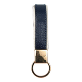 Chaveiro Edy Off White Lesard com Marinho Liso Pronta Entrega