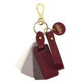 Chaveiro Família 4 em Couro Personalizado