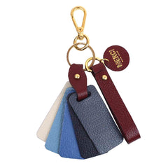 Chaveiro Família 5 em Couro Personalizado