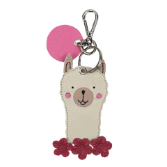 Chaveiro Lhama em Couro Personalizado