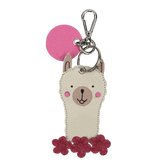 Chaveiro Lhama em Couro Personalizado