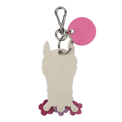 Chaveiro Lhama em Couro Personalizado