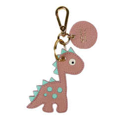 Chaveiro Little Dino em Couro Personalizado