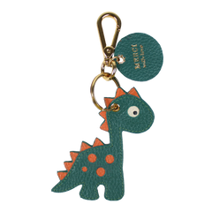 Chaveiro Little Dino em Couro Personalizado