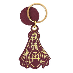 Chaveiro Nossa Senhora da Medalha Magenta Pronta Entrega