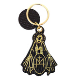 Chaveiro Nossa Senhora da Medalha Preto Paris Pronta Entrega