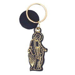 Chaveiro Nossa Senhora das Graças em Couro Personalizado