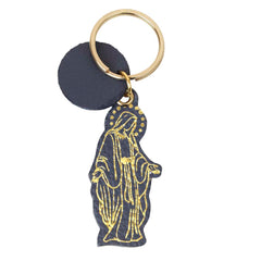 Chaveiro Nossa Senhora das Graças em Couro Personalizado