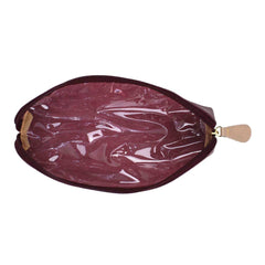 Estojo Eloah Burgundy Liso com Rose Liso Pronta Entrega