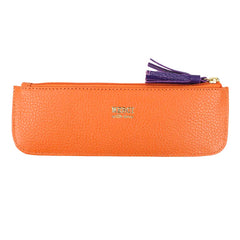 Estojo Lya Tangerina Liso com Purple Pronta Entrega