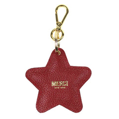 Chaveiro Estrela Vermelho Liso Pronta Entrega