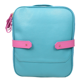 Extra Bag Aqua Liso com Rosa Orquídea Pronta Entrega