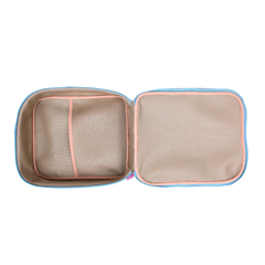 Extra Bag Aqua Liso com Rosa Orquídea Pronta Entrega