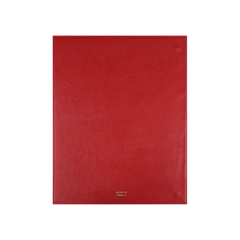 Fichário Receitas em Couro Personalizado