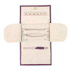 Porta Joias Flore Burgundy Liso Pronta Entrega