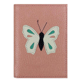 Porta Identidade Borboleta em Couro Personalizado