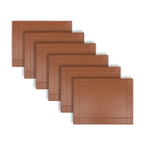 Jogo Americano D'Orsay 6 Unidades em Couro Personalizada