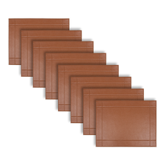 Jogo Americano D'Orsay 8 Unidades em Couro Personalizada