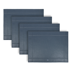 Jogo Americano D'Orsay 4 Unidades em Couro Personalizada