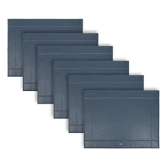 Jogo Americano D'Orsay 6 Unidades em Couro Personalizada