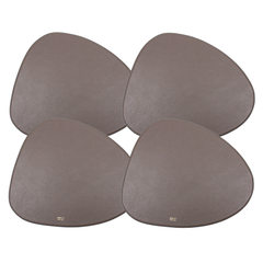 Jogo Americano Moma 4 Unidades em Couro Personalizada