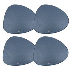 Jogo Americano Moma 4 Unidades em Couro Personalizada