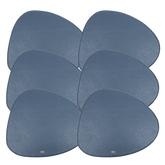 Jogo Americano Moma 6 Unidades em Couro Personalizada