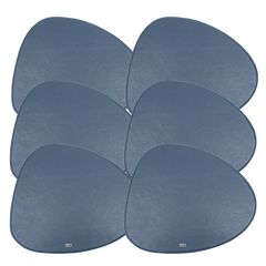 Jogo Americano Moma 6 Unidades em Couro Personalizada