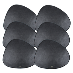 Jogo Americano Moma 6 Unidades em Couro Personalizada