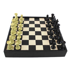 Jogo de Xadrez em Couro