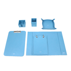 Kit de Escritório 2 em Couro Personalizado