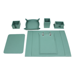 Kit de Escritório 2 em Couro Personalizado