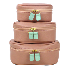 Kit Necessaire Aurora em Couro Personalizado