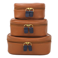 Kit Necessaire Aurora em Couro Personalizado