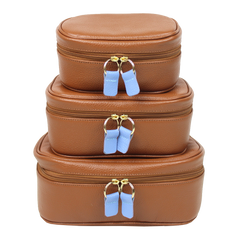 Kit Necessaire Aurora em Couro Personalizado