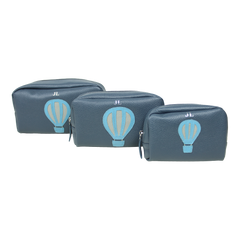 Kit Necessaire Little Ballon em Couro Personalizado