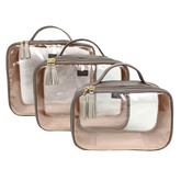 Kit Necessaire Crystal com 3 Fendi com Atmosfera Pronta Entrega