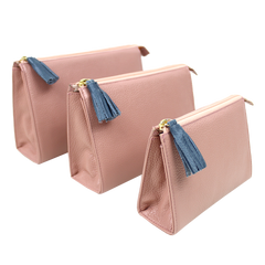 Kit Necessaire Louise em Couro Personalizada