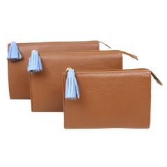 Kit Necessaire Louise em Couro Personalizada