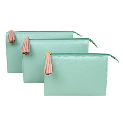 Kit Necessaire Louise em Couro Personalizada